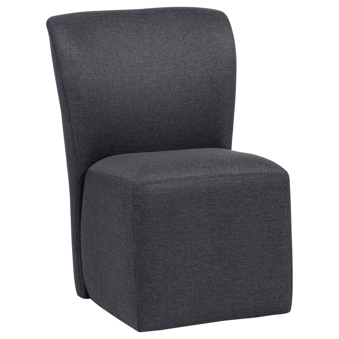 Jaelynn Upholstered Parsons Dining Side Chair Charcoal (Set of 2)