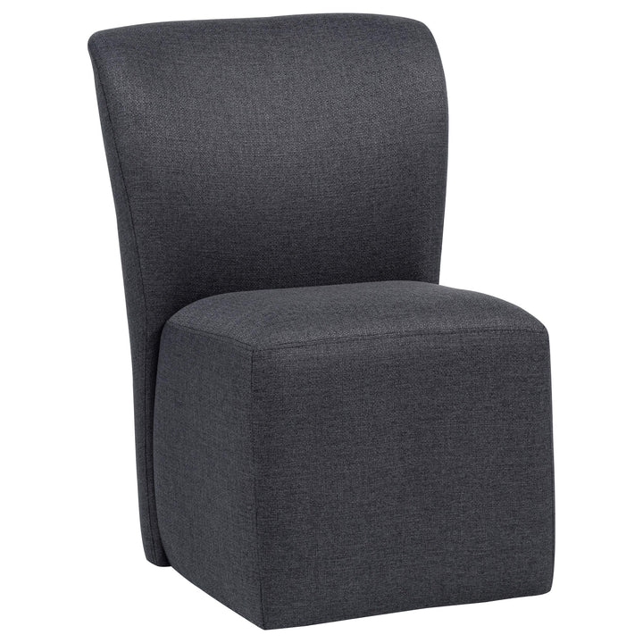 Jaelynn Upholstered Parsons Dining Side Chair Charcoal (Set of 2)
