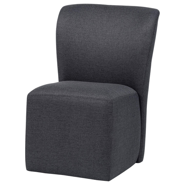 Jaelynn Upholstered Parsons Dining Side Chair Charcoal (Set of 2)