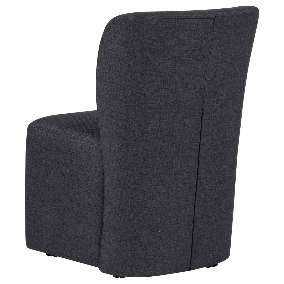 Jaelynn Upholstered Parsons Dining Side Chair Charcoal (Set of 2)