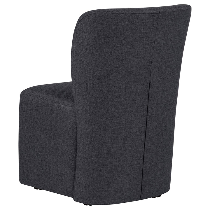 Jaelynn Upholstered Parsons Dining Side Chair Charcoal (Set of 2)