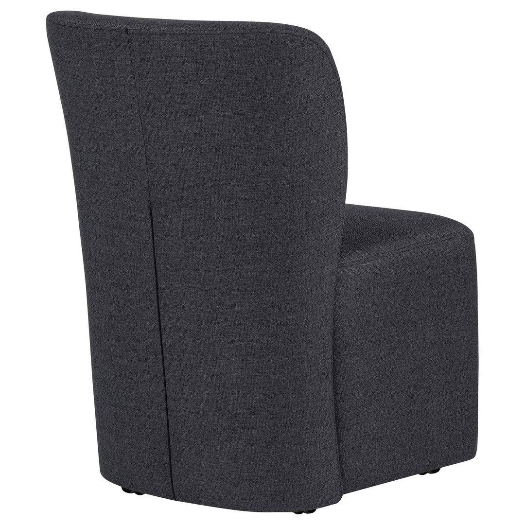 Jaelynn Upholstered Parsons Dining Side Chair Charcoal (Set of 2)