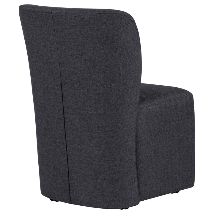 Jaelynn Upholstered Parsons Dining Side Chair Charcoal (Set of 2)