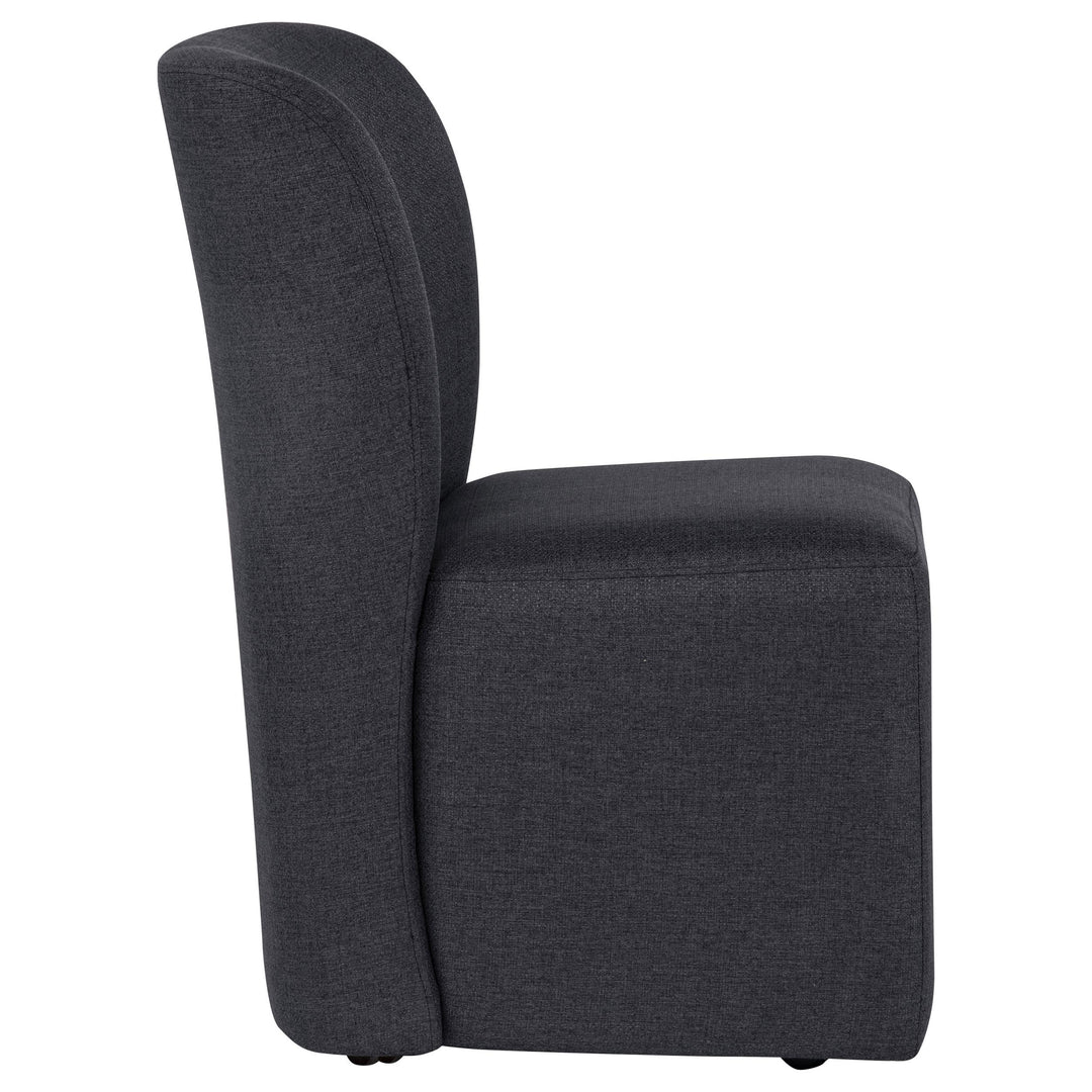Jaelynn Upholstered Parsons Dining Side Chair Charcoal (Set of 2)