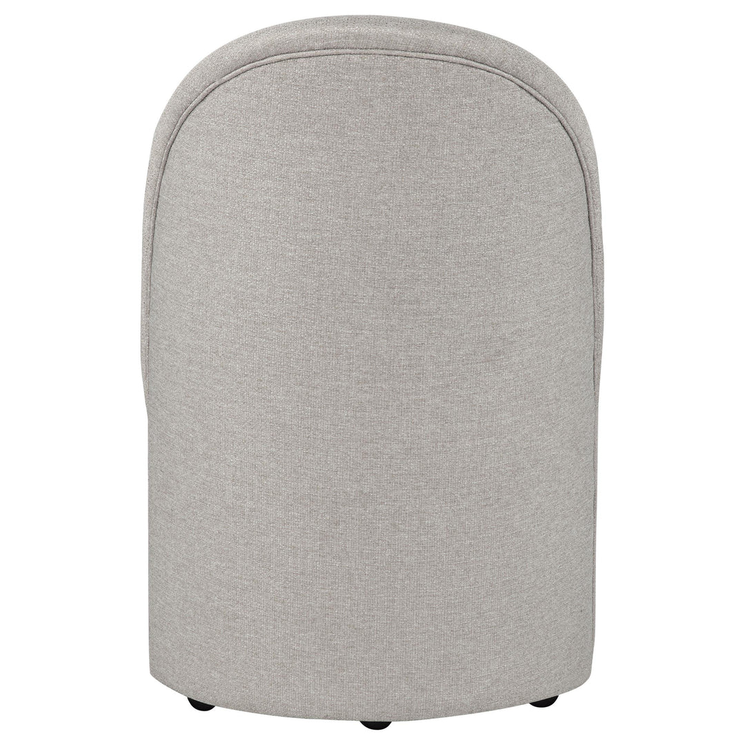 Aubrey Upholstered Barrel Dining Side Chair Beige (Set of 2)