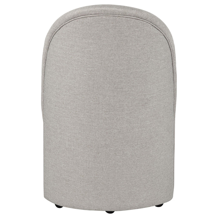 Aubrey Upholstered Barrel Dining Side Chair Beige (Set of 2)