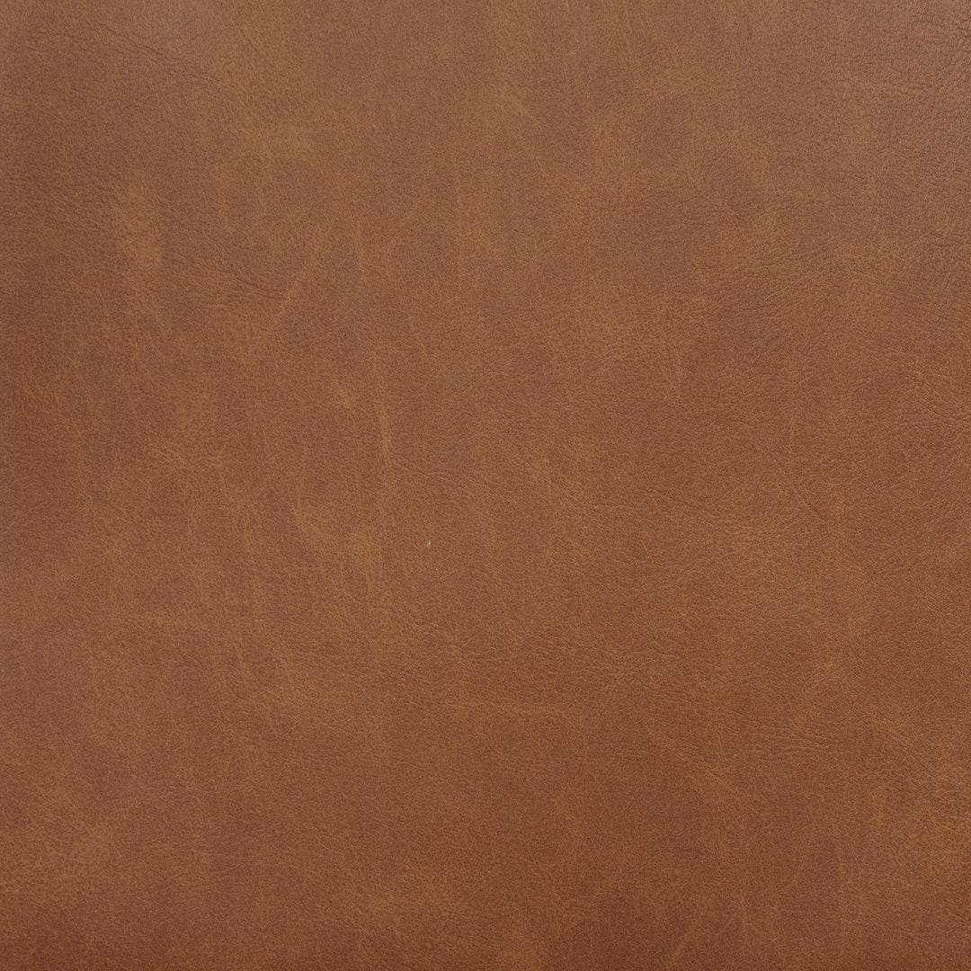 Tegan Faux Leather Upholstered Counter Height Chair Cognac (Set of 2)
