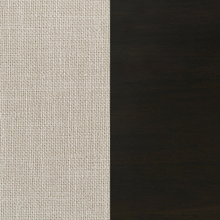 Alana Upholstered Dining Side Chair Beige Smokey Black (Set of 2)