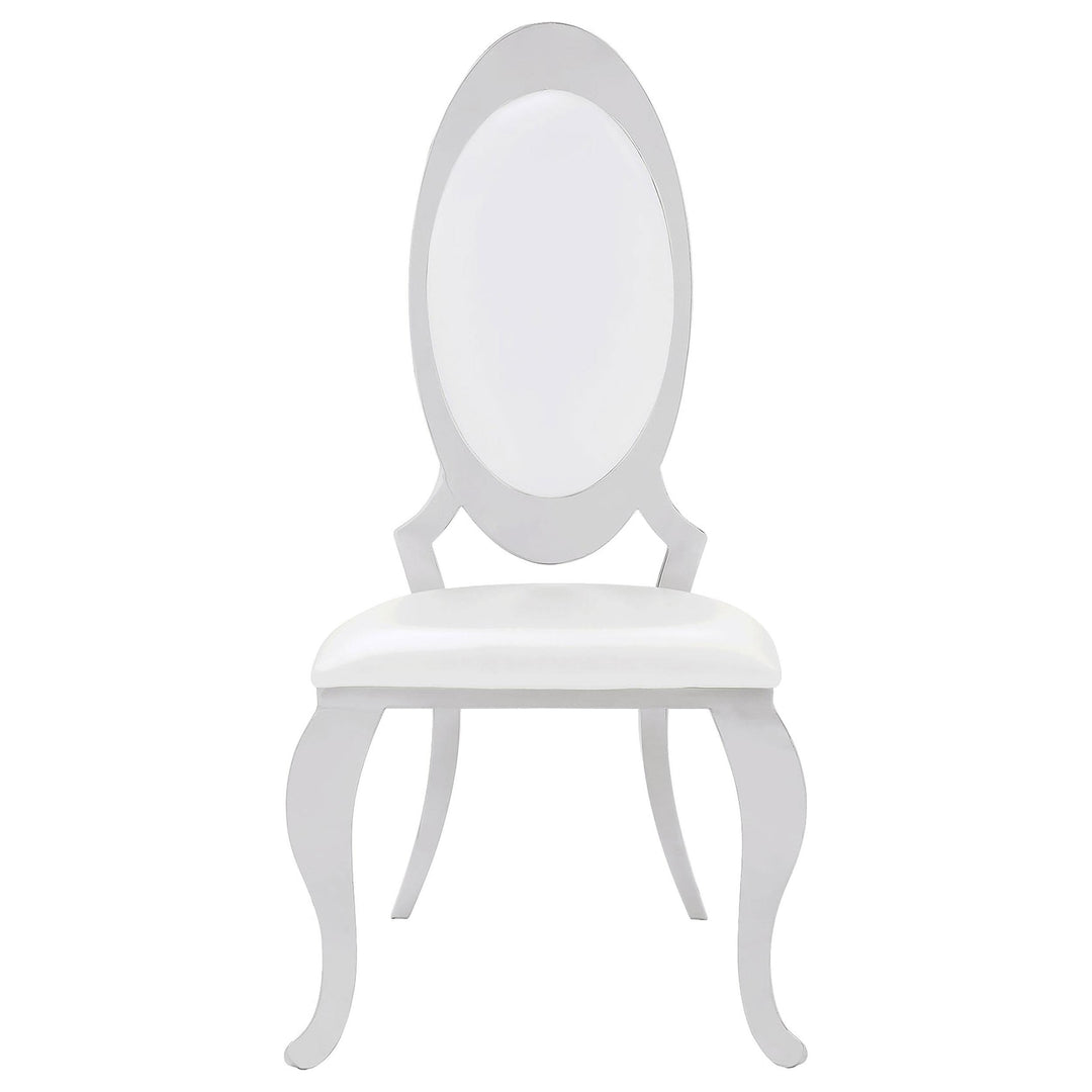 Antoine Upholstered Dining Chair Cream White (Set of 2)