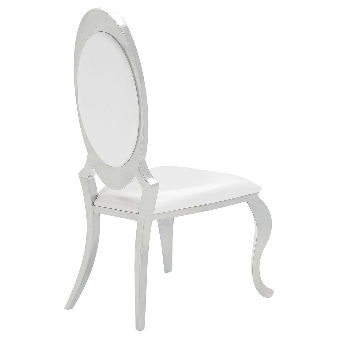 Antoine Upholstered Dining Chair Cream White (Set of 2)