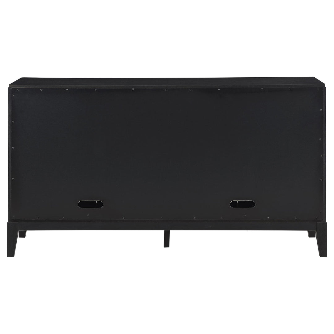 Brookmead 4-door Sideboard Buffet Storage Cabinet Black