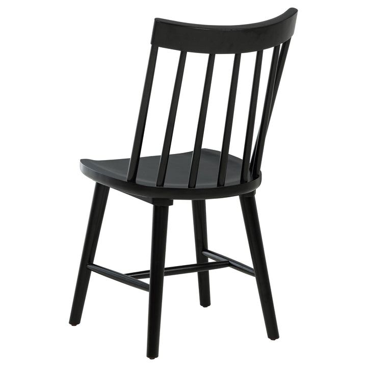 Middleton 7-piece Extension Leaf Dining Set Brown and Black