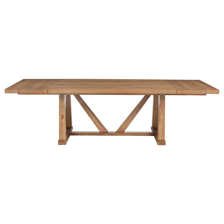 Middleton 7-piece Extension Leaf Dining Set Natural Brown