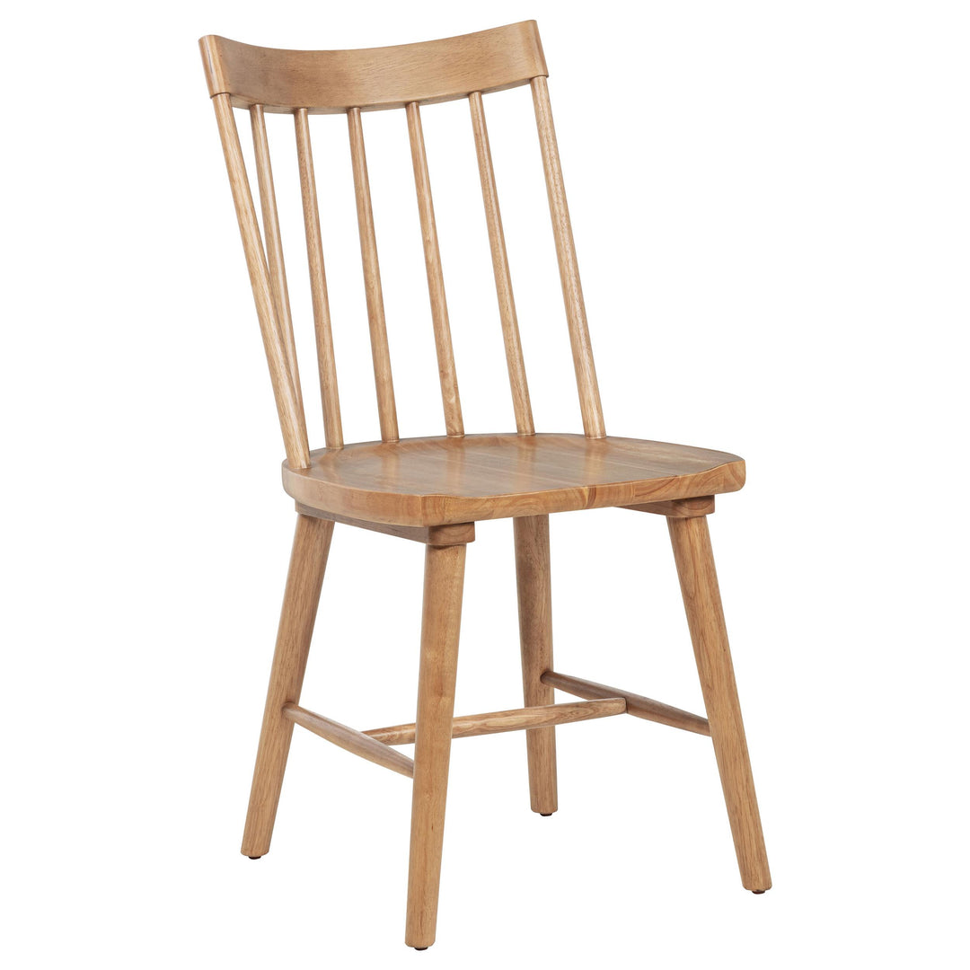 Middleton 9-piece Extension Leaf Dining Set Natural Brown