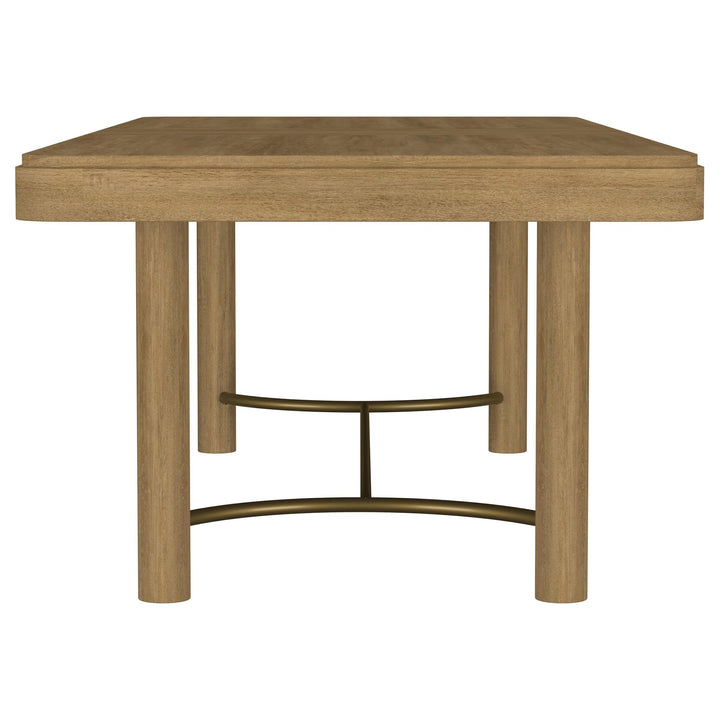 Arini 5-piece Extension Leaf Dining Table Set Sand Wash and Black