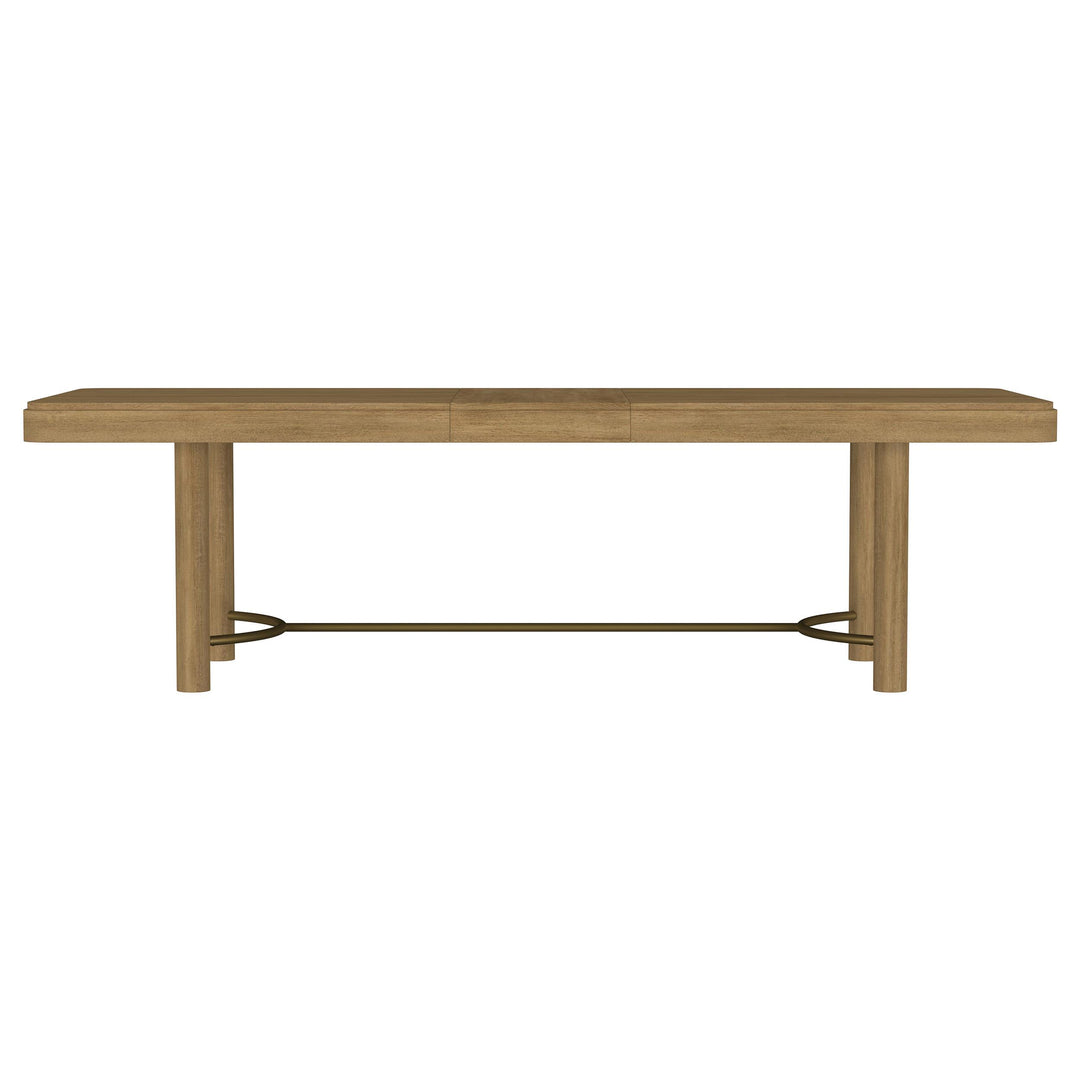 Arini 9-piece Extension Leaf Dining Table Set Sand Wash