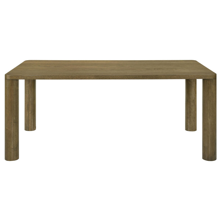 Castlewood 71-inch Rectangular Wood Dining Table Brown Oak