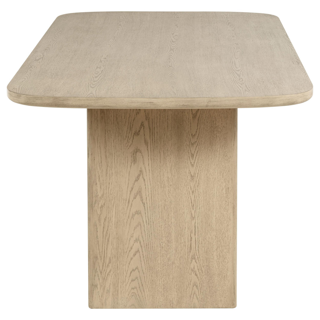 Kailani 7-piece Wood Counter Height Dining Set Beige Oak