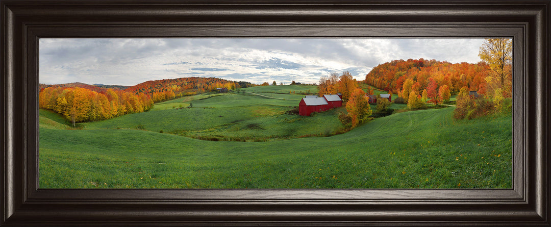 Jenne Farm By Shelley Lake - Framed Print Wall Art - Green