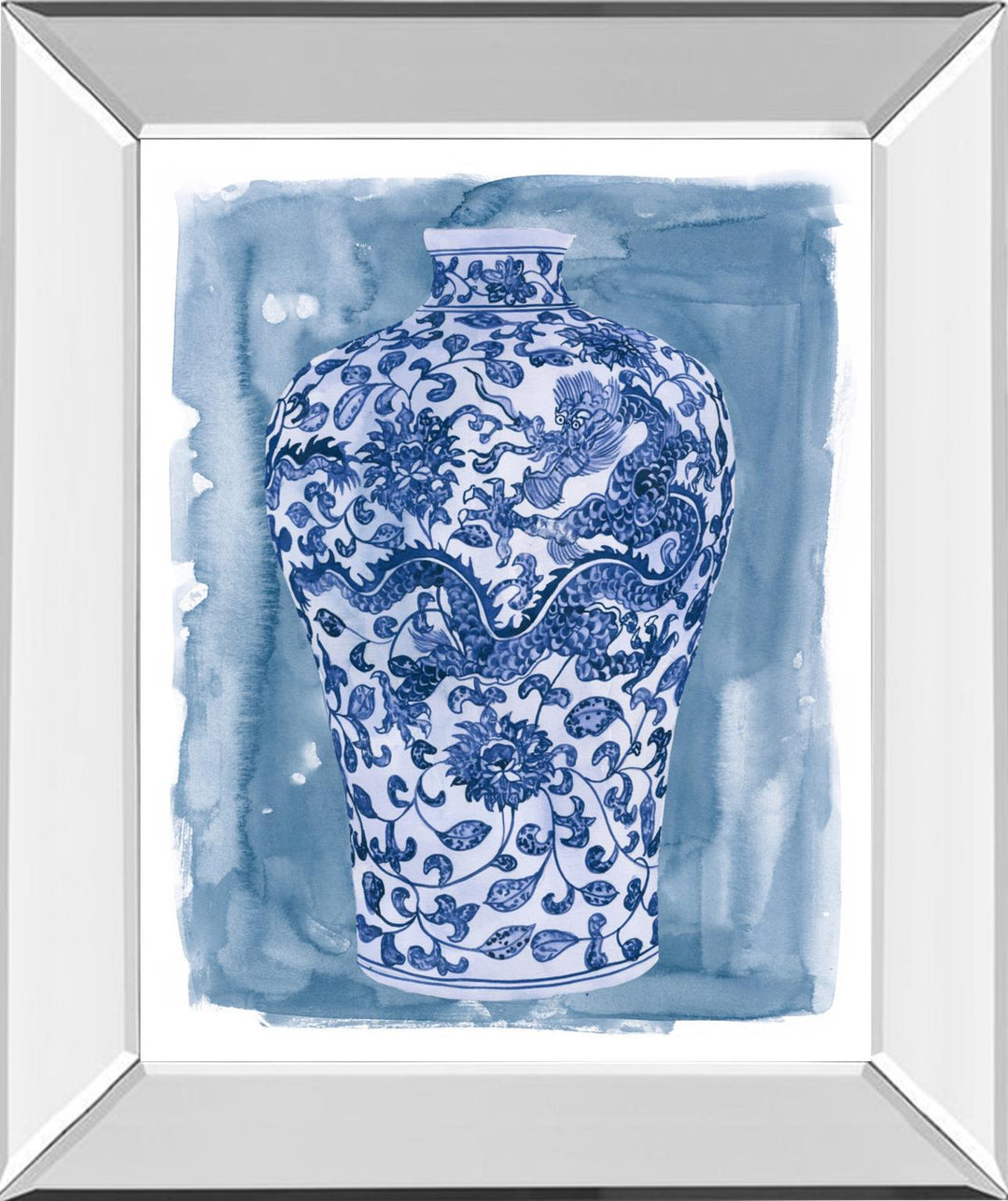 Ming Vase I By Melissa Wang - Blue