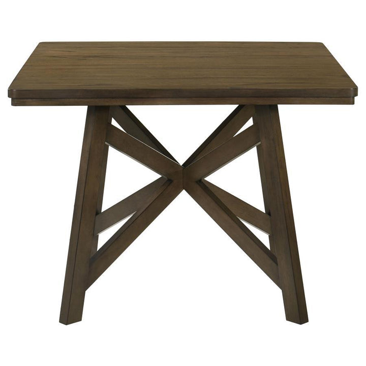 Canfield - 5 Piece Counter Height Dining Set - Brown