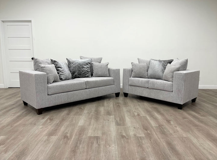 110 - Dove Sofa &amp; Loveseat