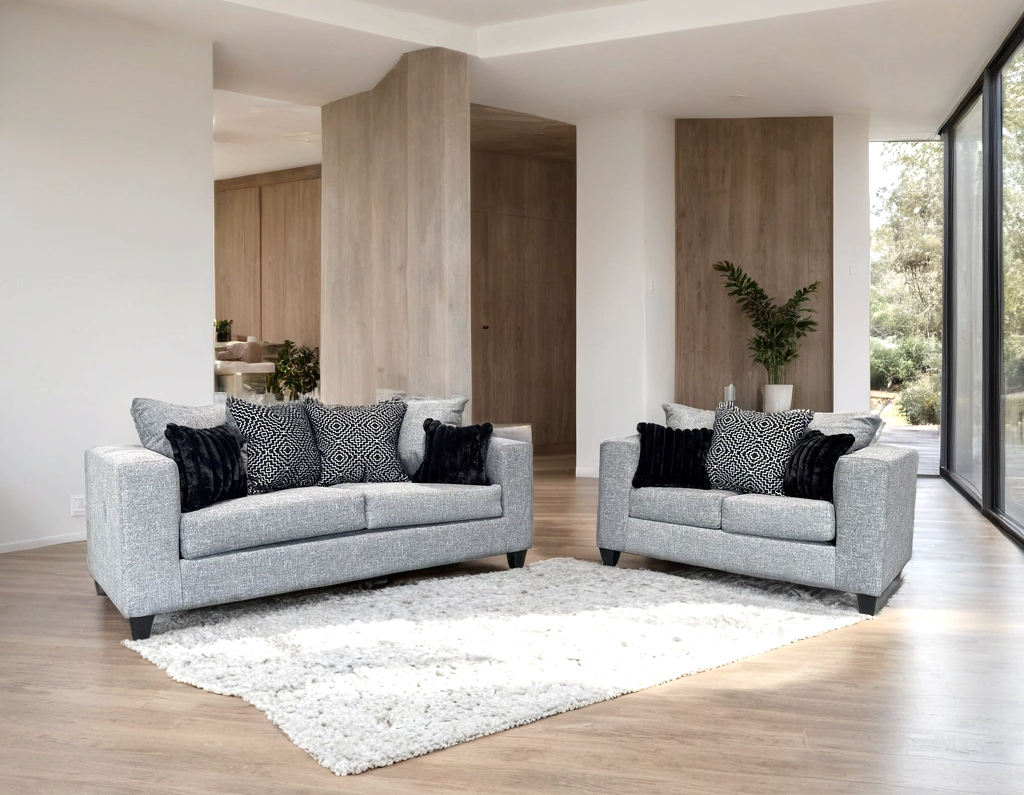 110 - Sectional (Gunmetal) ON SALE