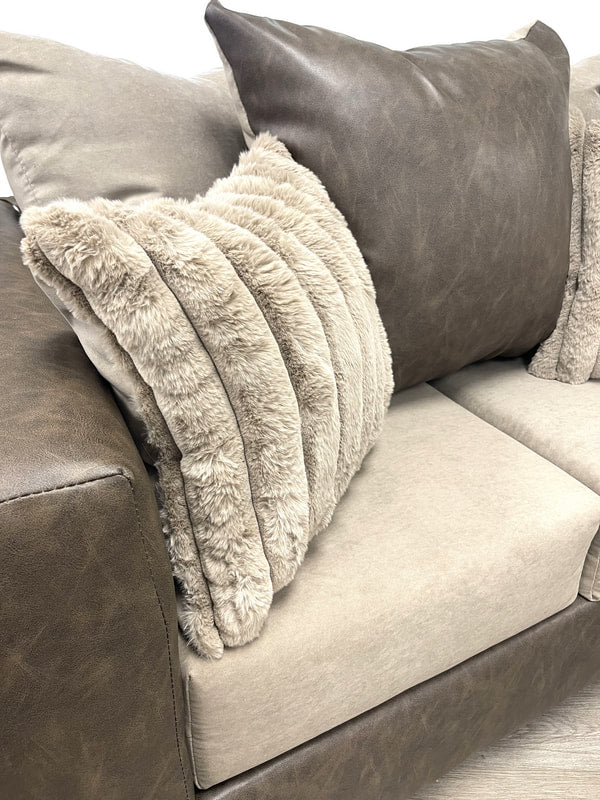 110 LATTE - Sofa &amp; Loveseat Set
