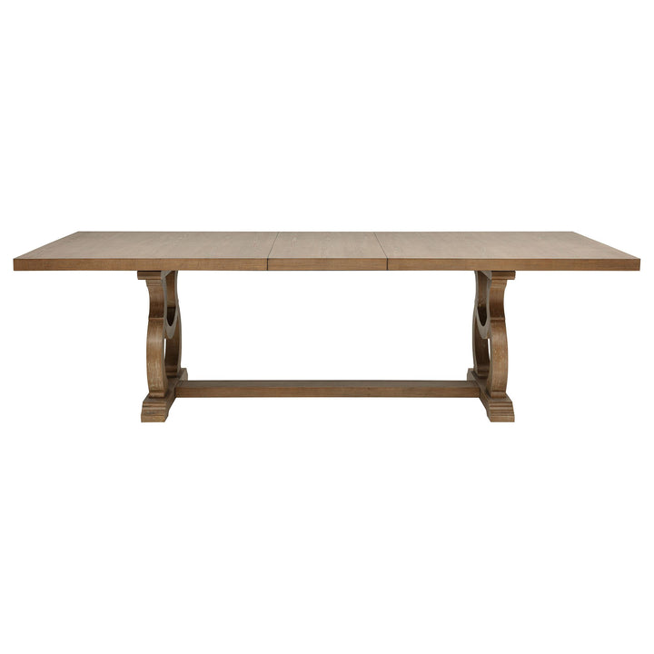 Brockway 5-piece Extension Leaf Dining Set Barley Brown