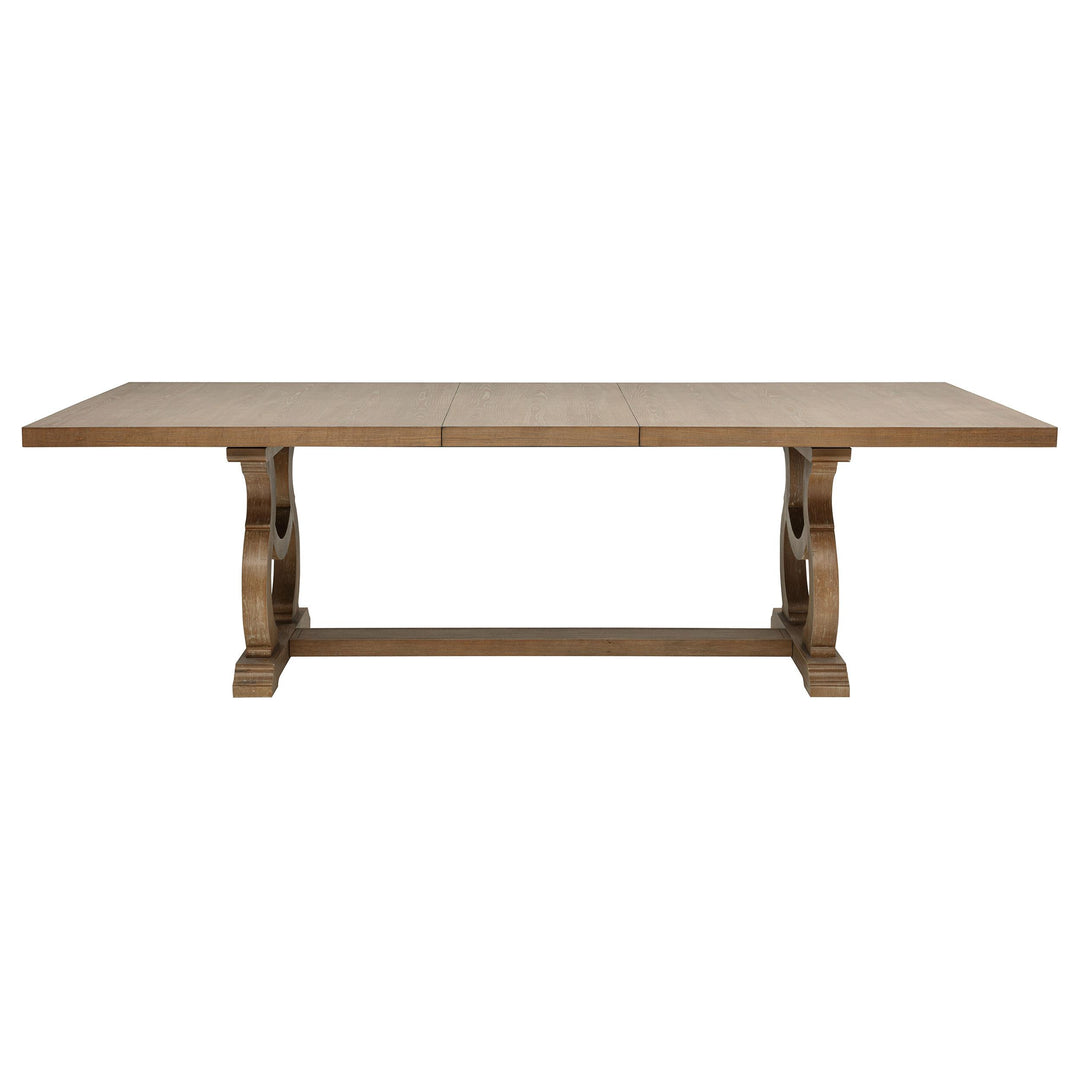 Brockway 7-piece Extension Leaf Dining Set Barley Brown