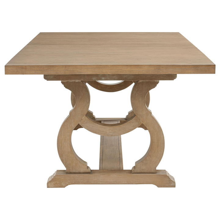 Brockway 104-inch Extension Leaf Dining Table Barley Brown