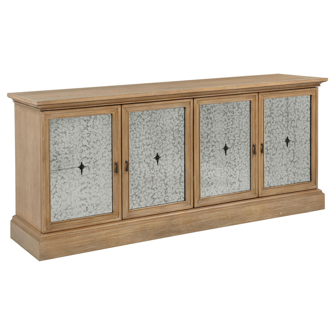 Brockway 4-door Dining Sideboard Buffet Cabinet Barley Brown