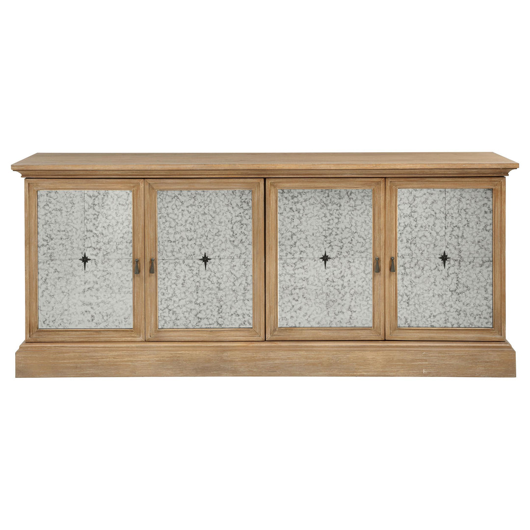 Brockway 4-door Dining Sideboard Buffet Cabinet Barley Brown