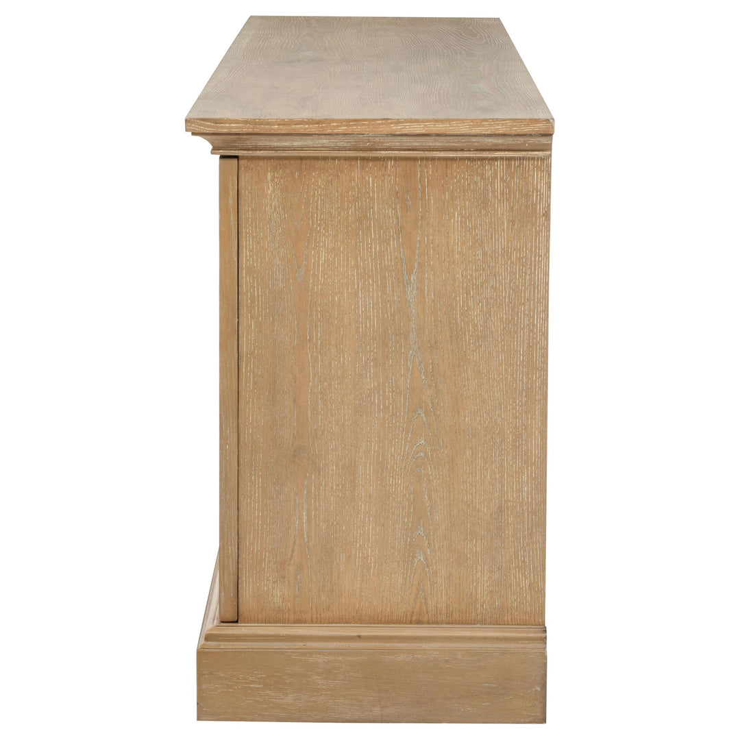 Brockway 4-door Dining Sideboard Buffet Cabinet Barley Brown