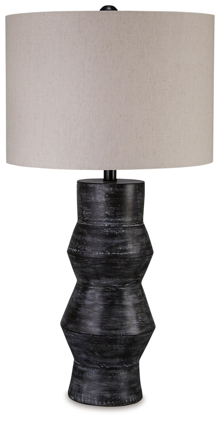 Kerbert - Distressed Black - Terracotta Table Lamp