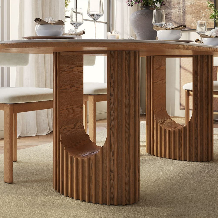 Silvo 79" Table (Glossy White)
