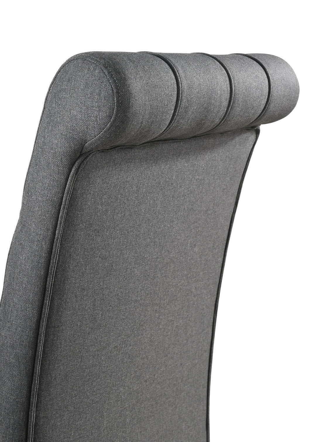 Alana Fabric Upholstered Dining Side Chair Grey (Set of 2)
