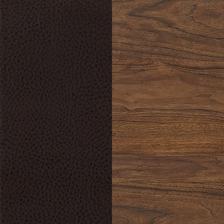 Dewey Upholstered Counter Chair Walnut (Set of 2)