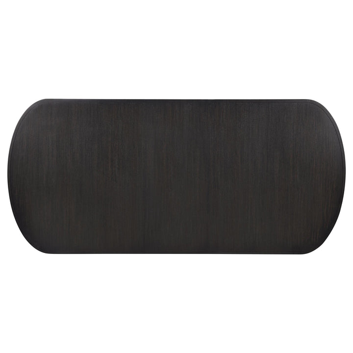 Leandro 7-piece Rectangular Dining Table Set Burnished Black