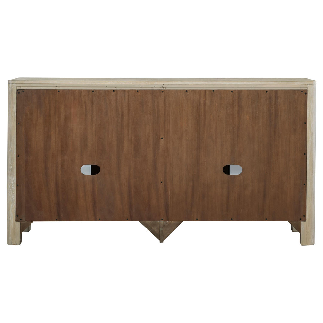 Solano Sliding Door Dining Sideboard Server Weathered Mango