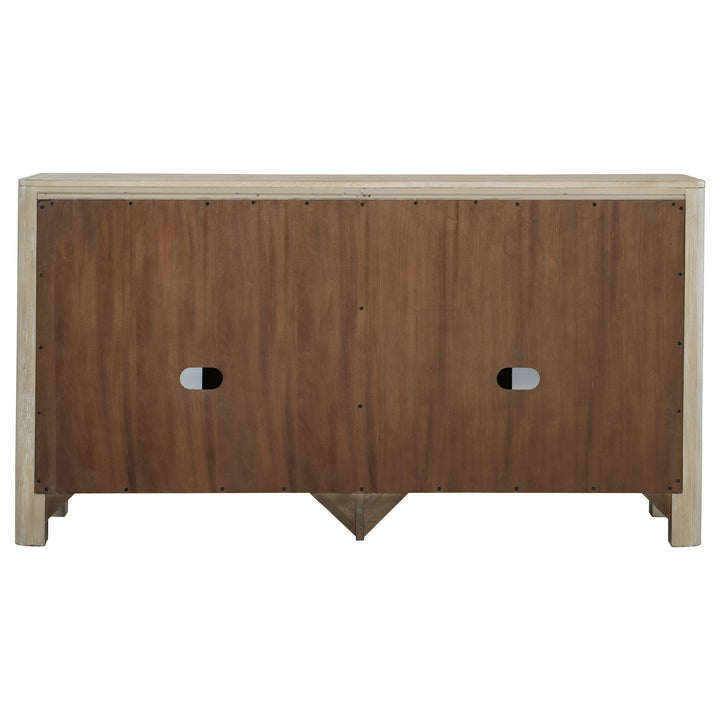 Solano Sliding Door Dining Sideboard Server Weathered Mango