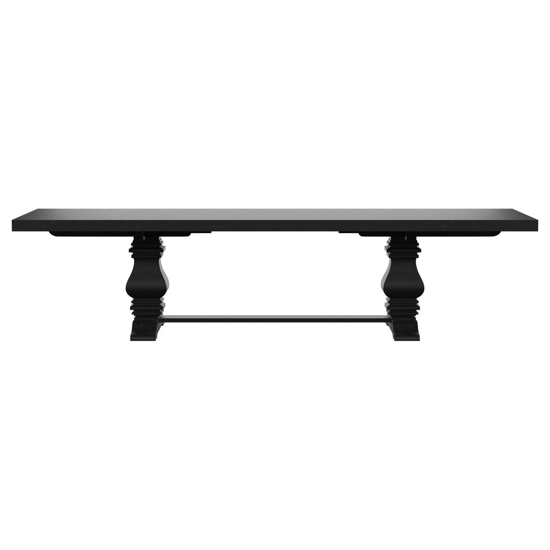 Florence 7-piece 126-inch Extension Dining Table Set Grey