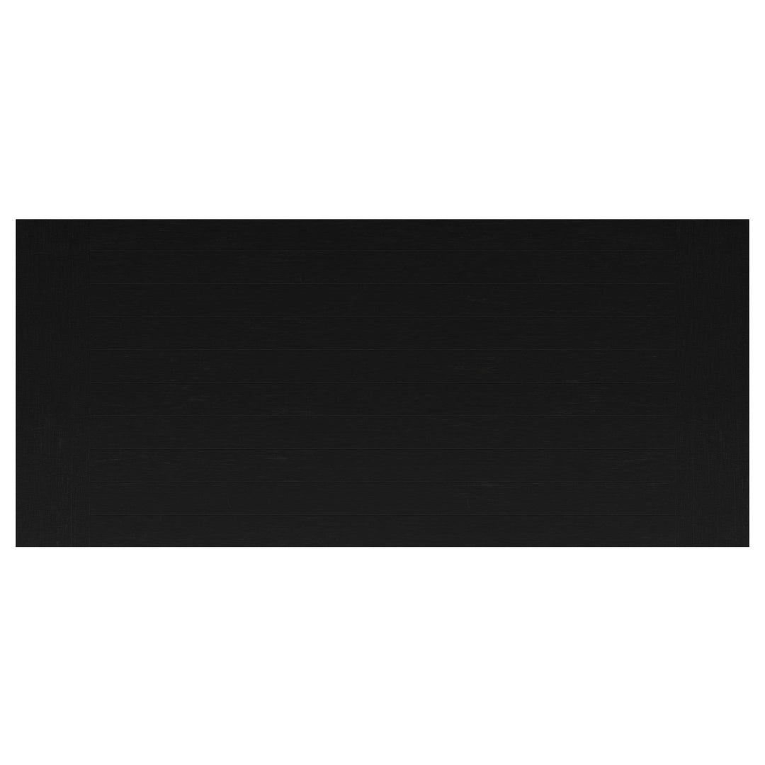 Florence 126-inch Extension Dining Table Distressed Black