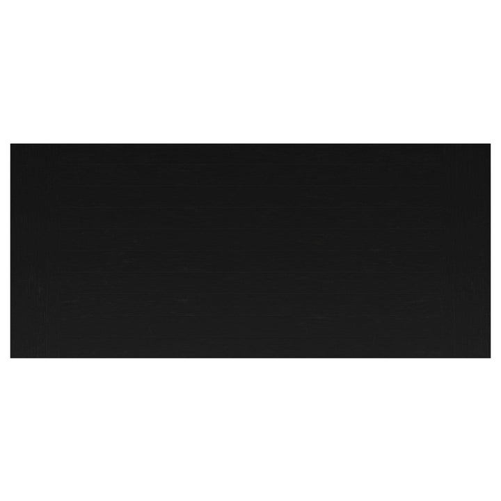 Florence 126-inch Extension Dining Table Distressed Black