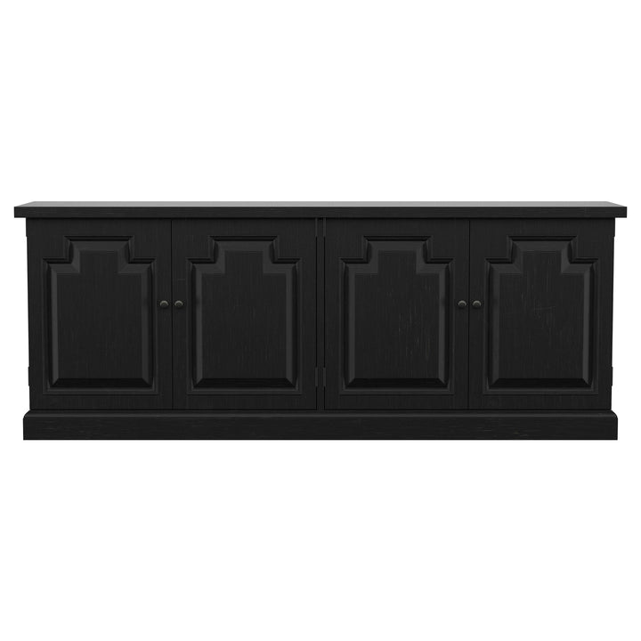 Florence 4-door Dining Sideboard Buffet Distressed Black
