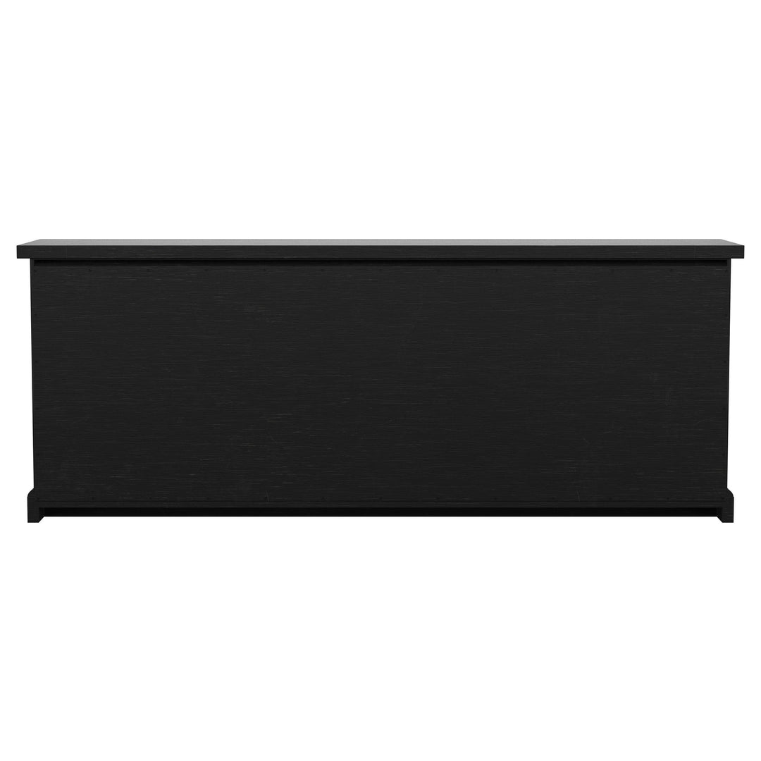 Florence 4-door Dining Sideboard Buffet Distressed Black
