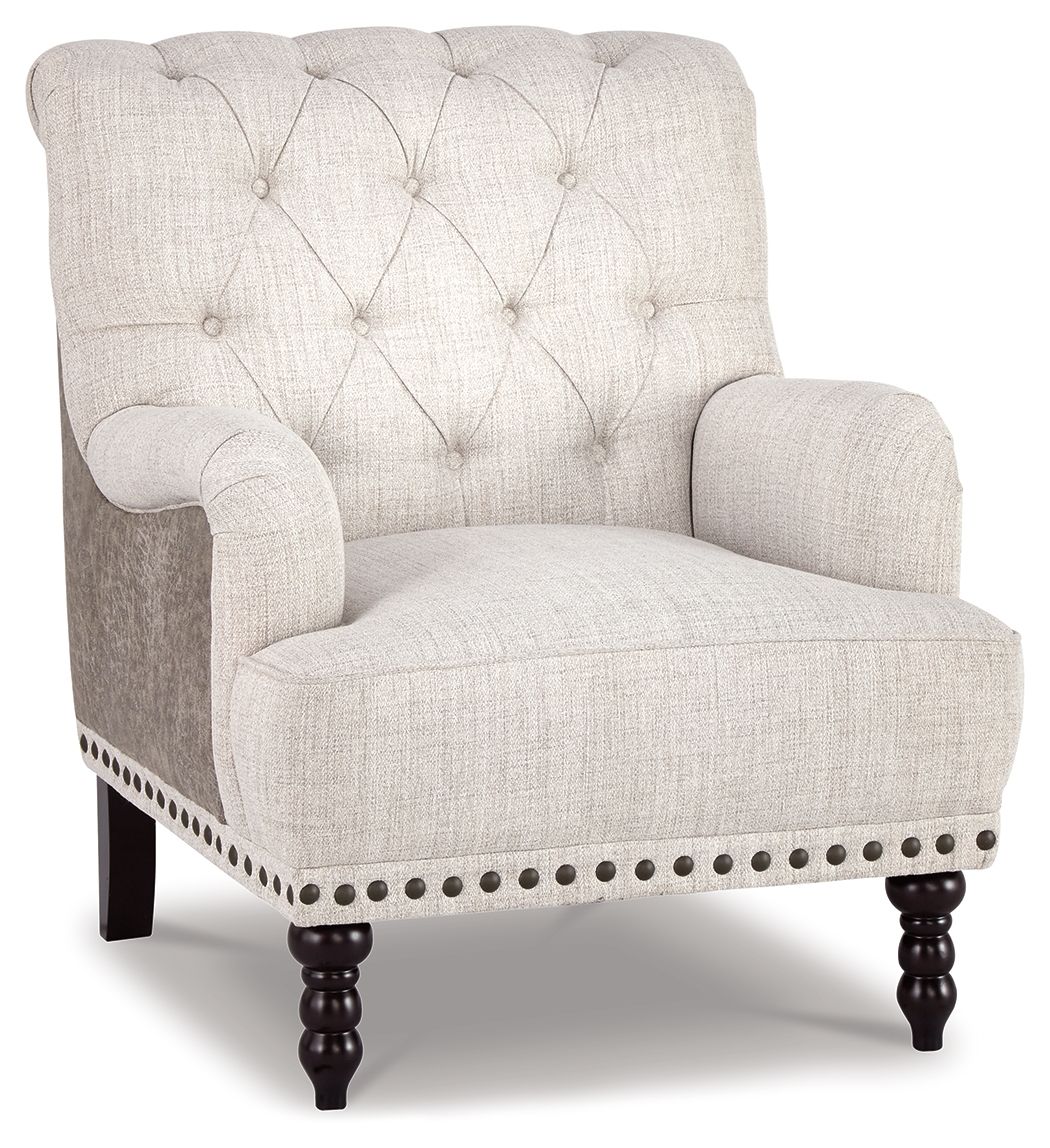 Tartonelle - Ivory / Taupe - Accent Chair