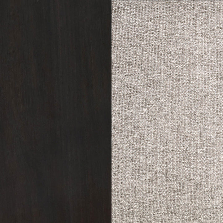 Phelps Upholstered Dining Side Chair Tan Distressed Noir (Set of 2)