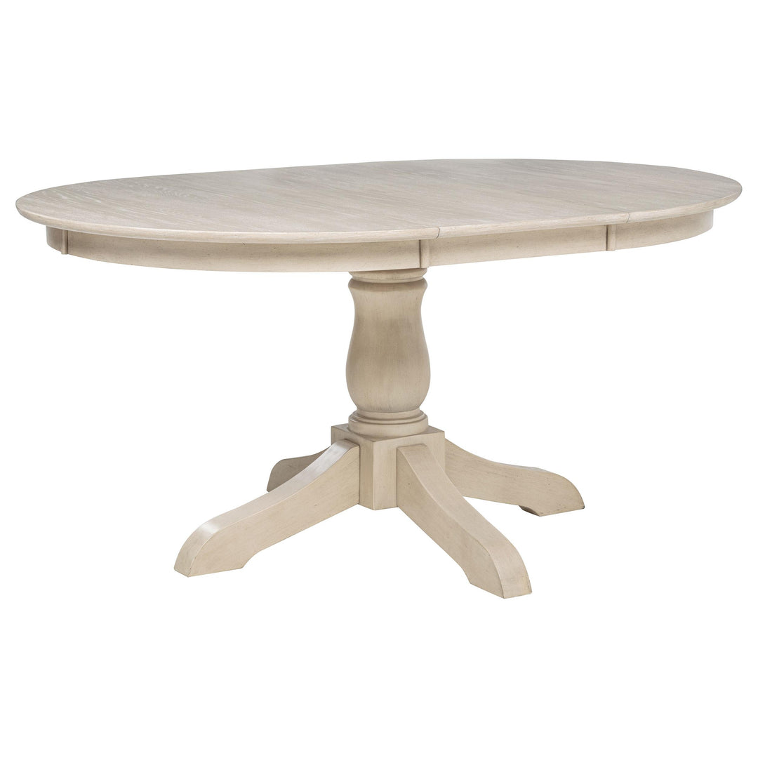 Orrison 5-piece Oval 62-inch Extension Leaf Dining Set Linen