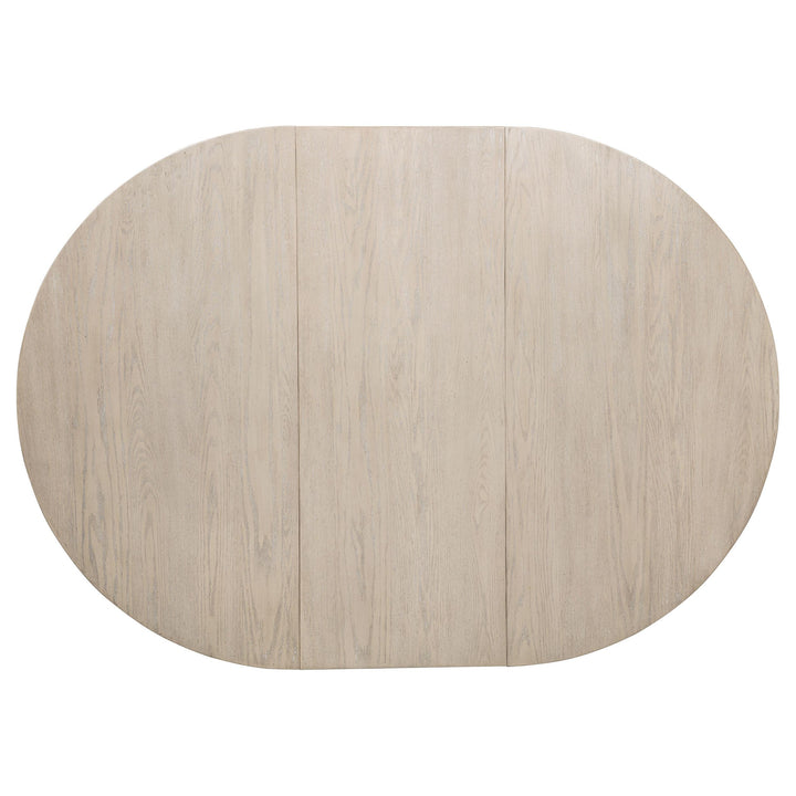 Orrison Oval 62-inch Wood Extension Leaf Dining Table Linen